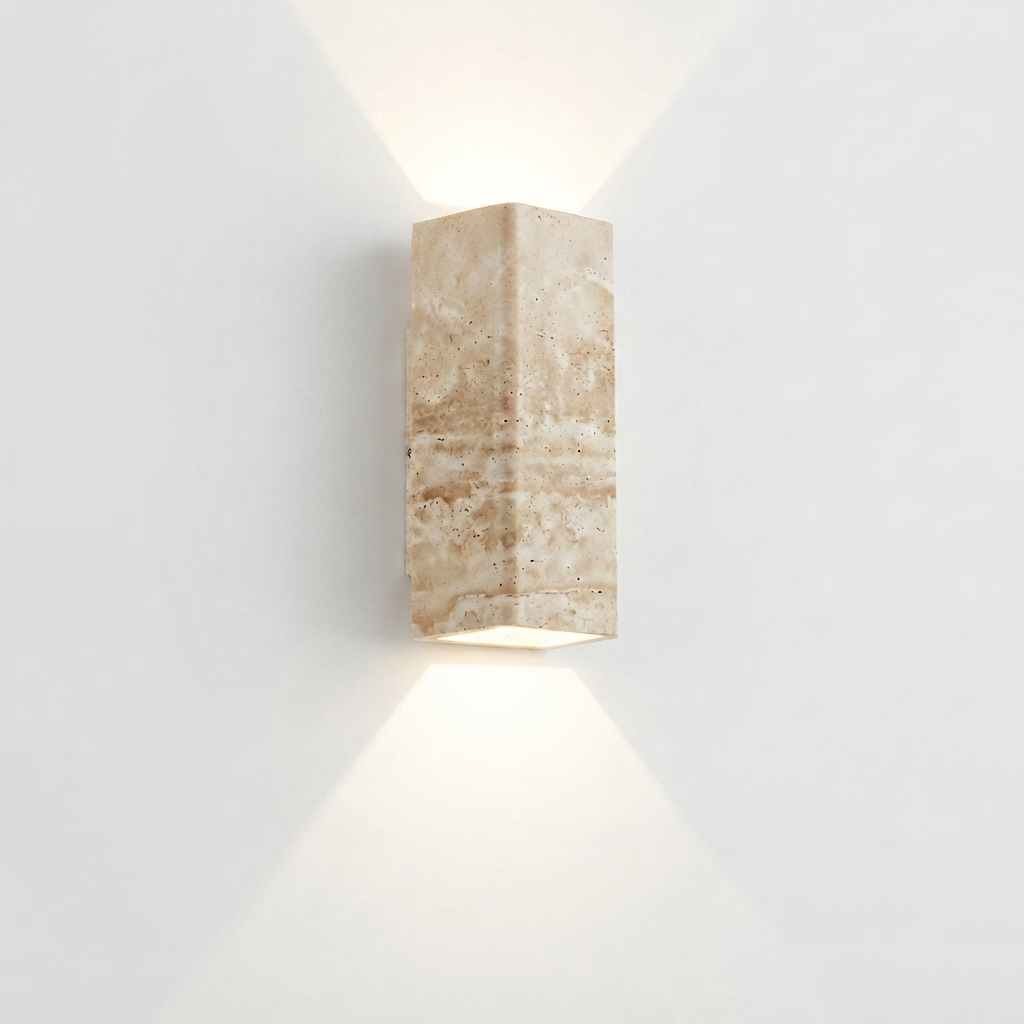 DL15255 Square Marble Wall Lamp 290mm (Up/Down, 20W)
