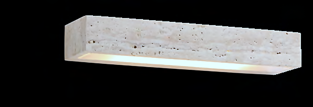 DL15268 Linear Marble Wall Lamp 400mm (E14 Up/Down)