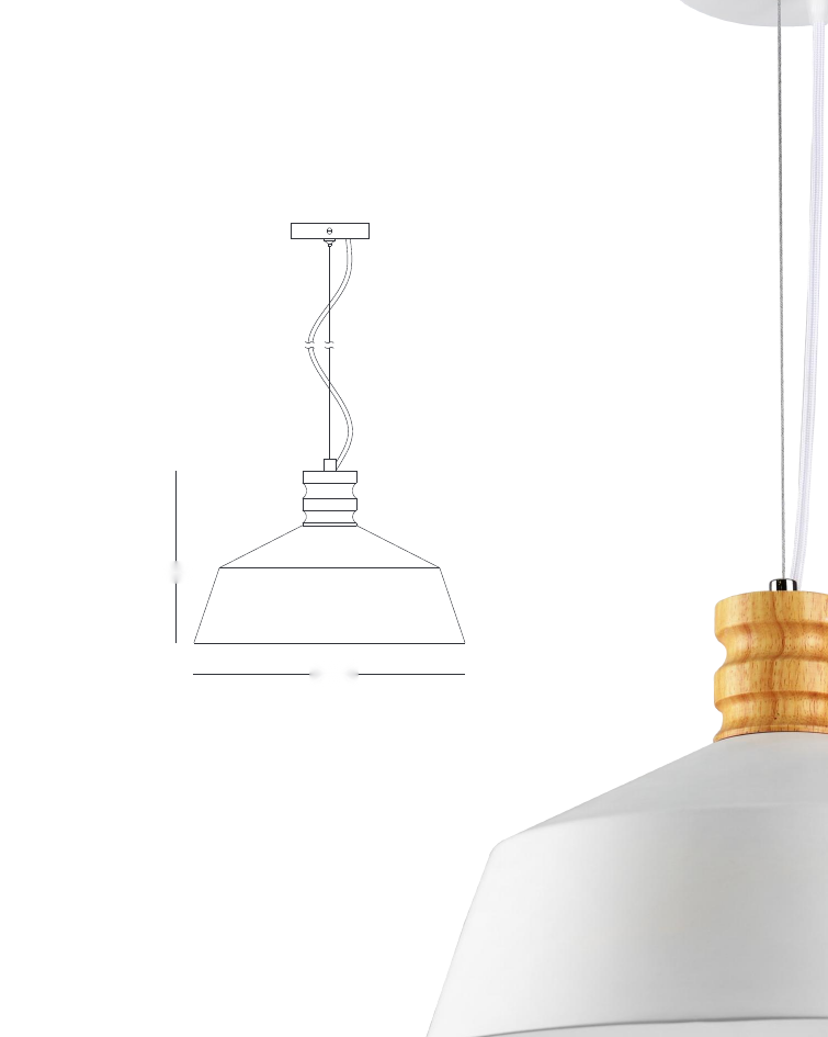 DL15293 Gypsum Pendant