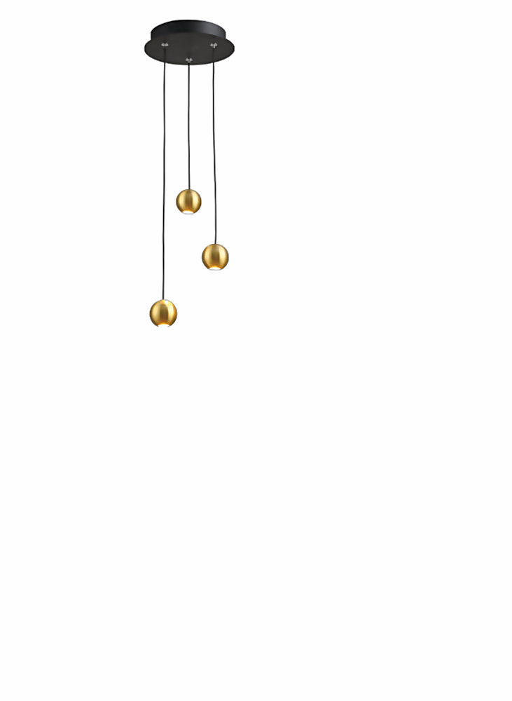 DL15403 3-Orb Cluster Pendant (3x LED 4.7W)