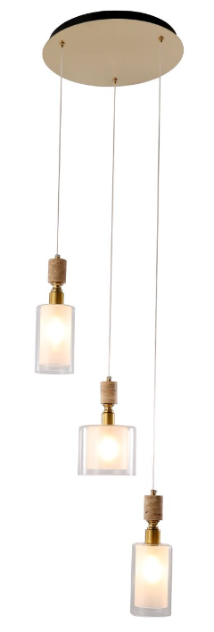 DL15447 Decorative Chandelier (E14 x3, 40W)