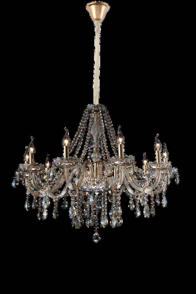 DL15488 Crystal Chandelier (10-Light, Gold, Ø920mm)