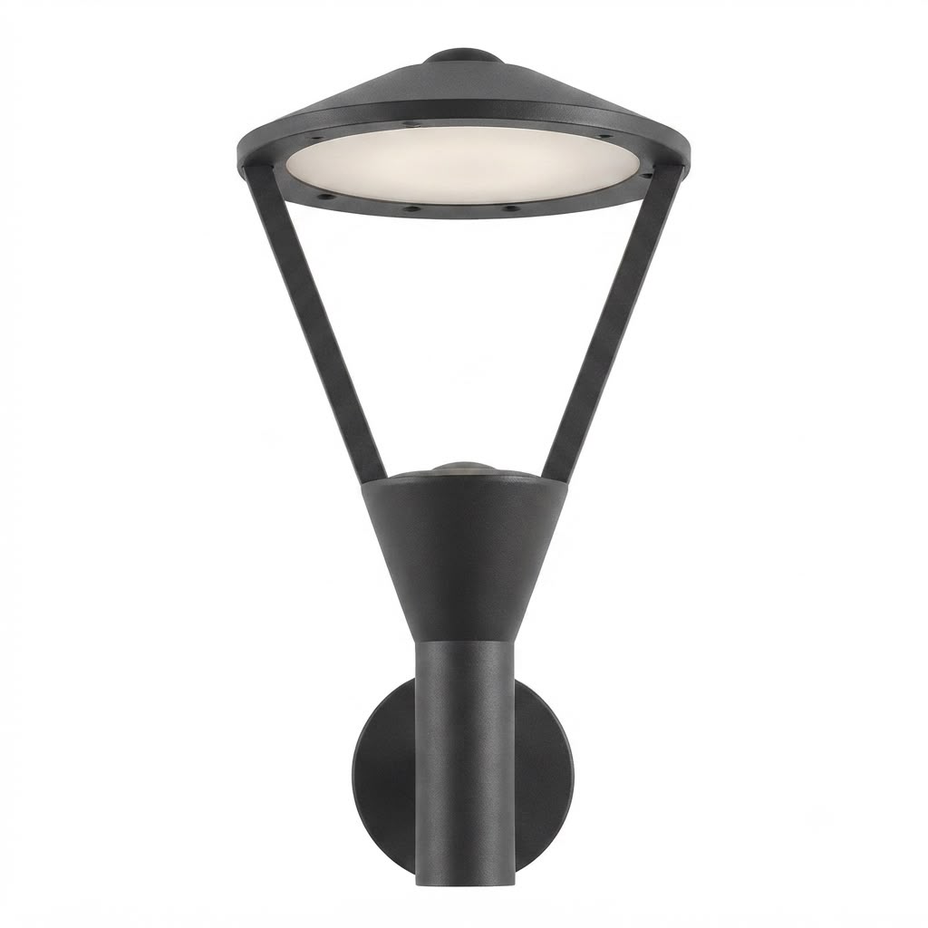 DL15501 Outdoor Bollard / Post Light (230×210×H400mm, LED 18W)