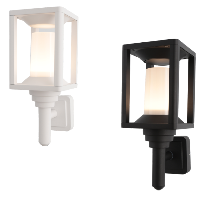 DL15560 Outdoor Wall Lantern (150×150×H380mm, E27 MAX 40W)