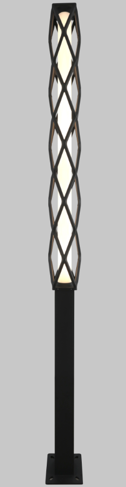 DL15574 Outdoor Bollard / Post Light (165×H3000mm, LED 100W)