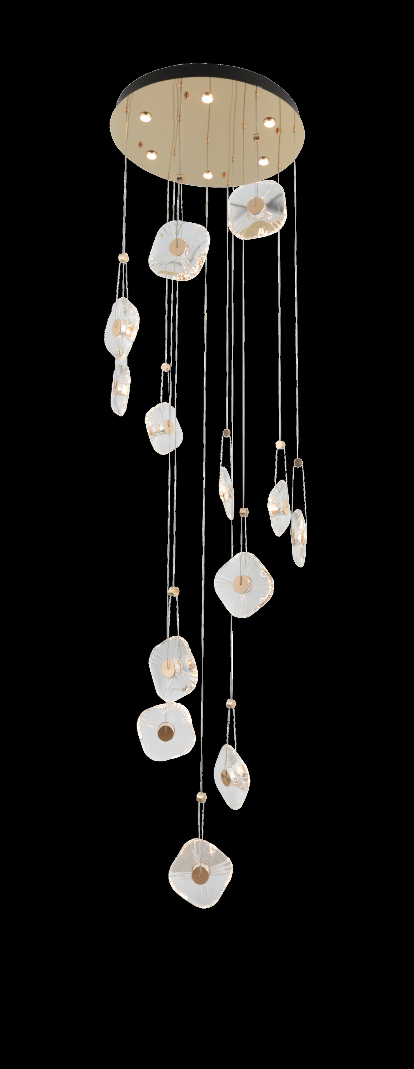 DL15587 Decorative Pendant / Chandelier (610×H4000mm, LED 64W)