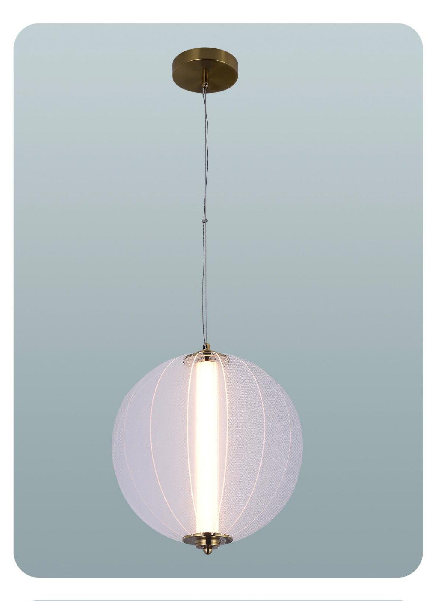 DL16011 Pendant Light (MAX 12W 3000K, Ø330xH1500mm)