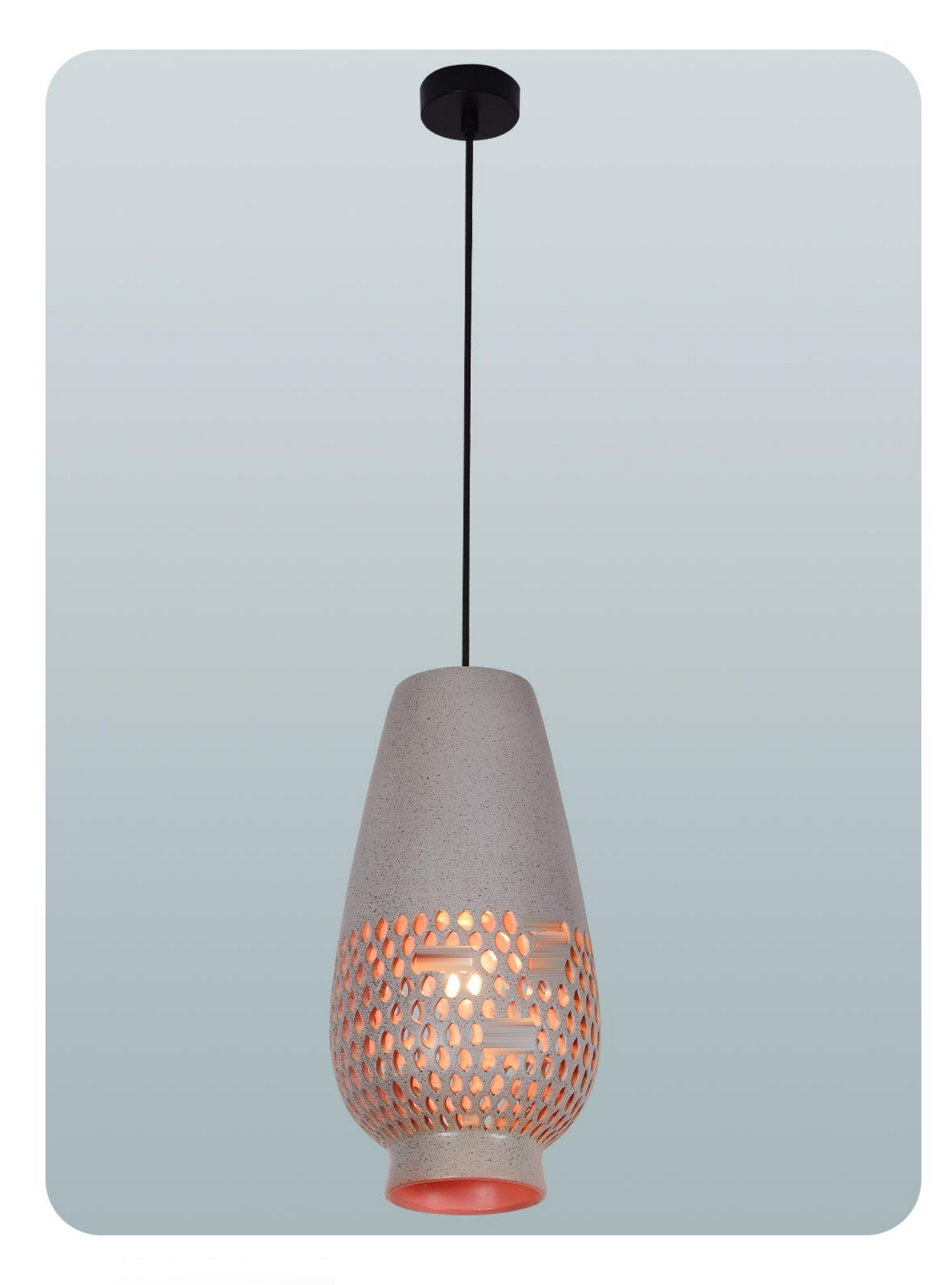 DL16072 Metal Pendant Light (MAX 40W E27, Ø200xH1500mm)