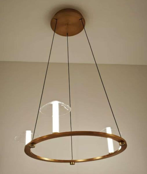 DL16229 Glass Pendant Light (Φ650*H1500, 23W)