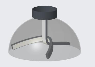 DL16244 Glass Ceiling Light (Φ350*H220, 20W)