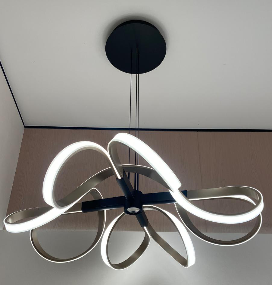 DL16271 Acrylic Pendant Light (Φ880*H1500, 60W+12W)