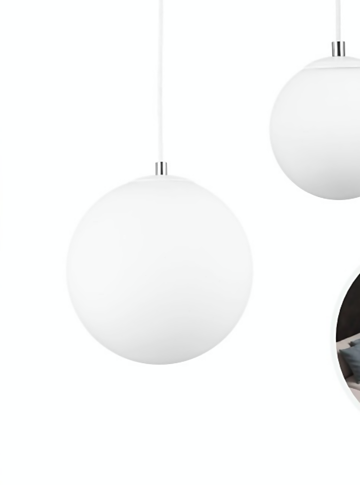 DL16307 Glass Globe Pendant Light
