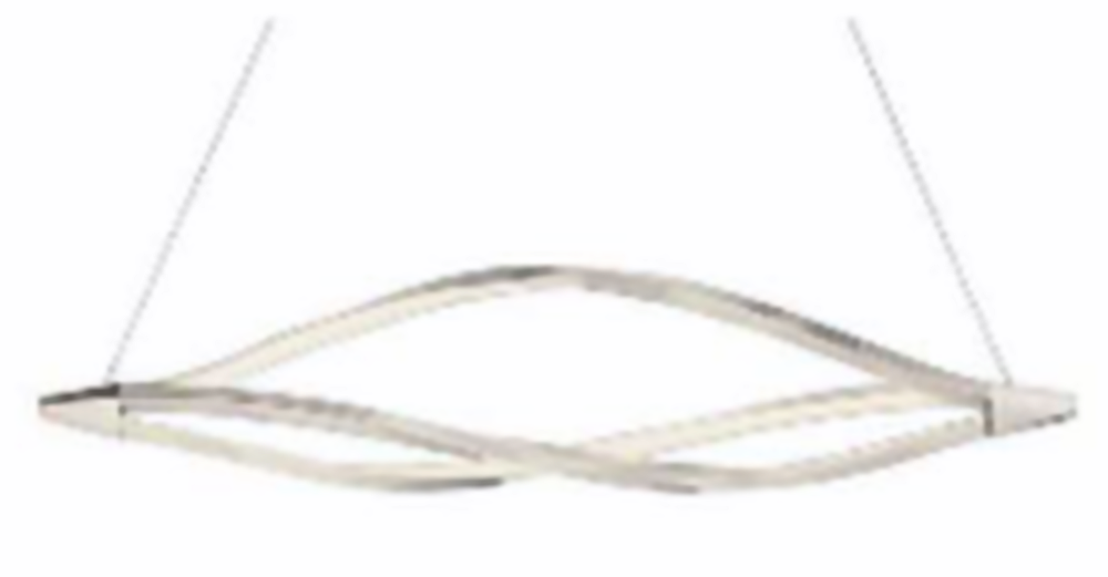 DL16418 Modern Wave LED Ring Pendant