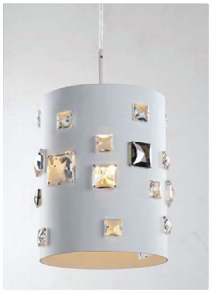 DL16432 Crystal Drum Pendant