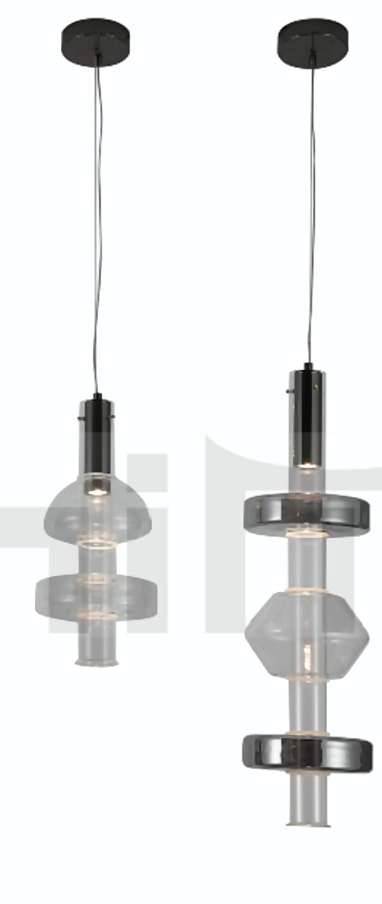 DL16561 Stacked Sculptural Glass Pendant (Ø190mm)