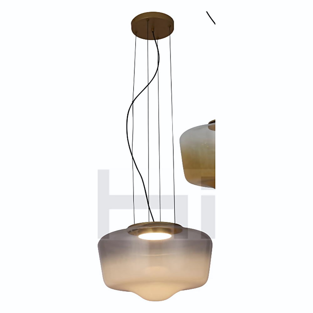 DL16592 Glass Ball Linear Island Pendant