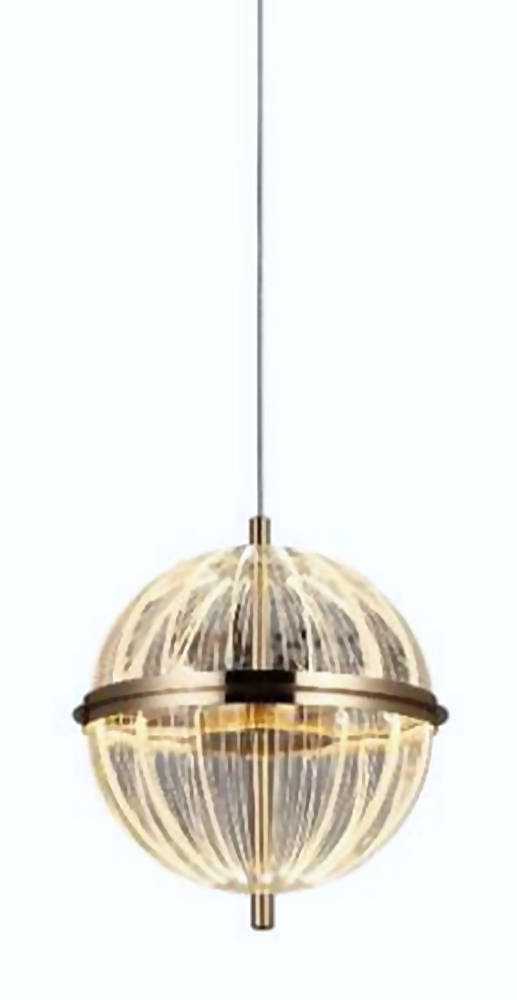 DL16664 Woven Rattan Globe Pendant