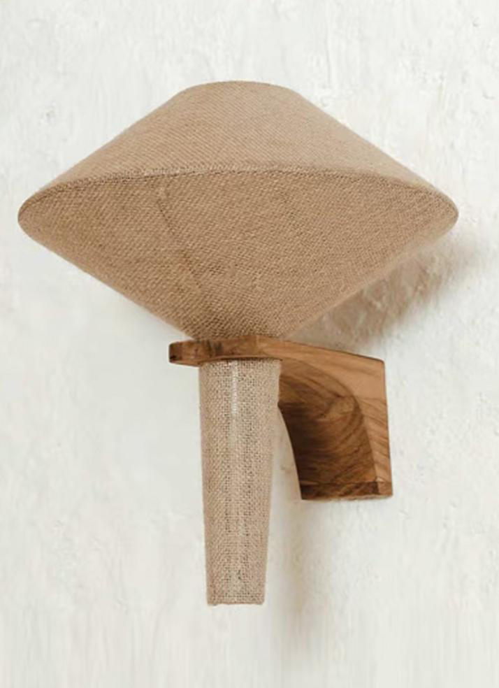 DL16695 Wood Facet Wall Lamp