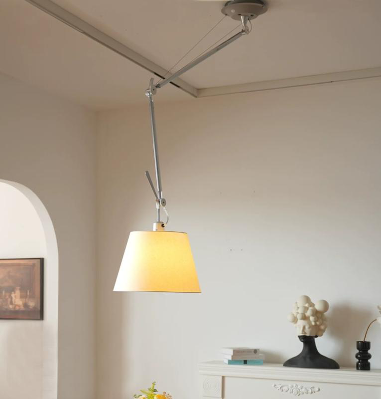 DL16774 Parchment Dome Pendant (Chrome)