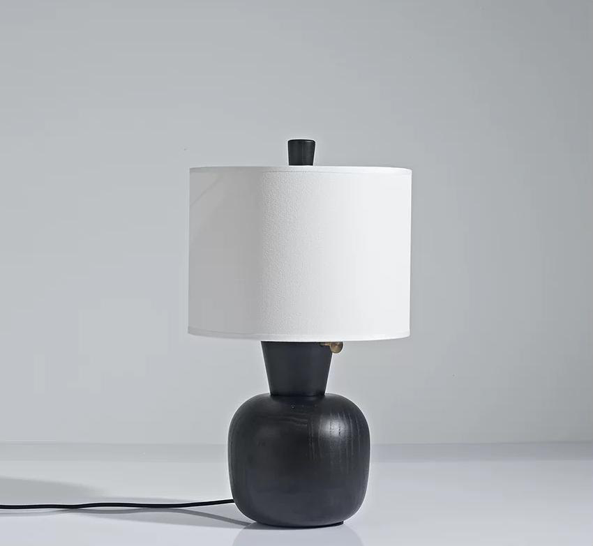 DL16989 Table Lamp (Solid Wood + Fabric, 205*305mm)