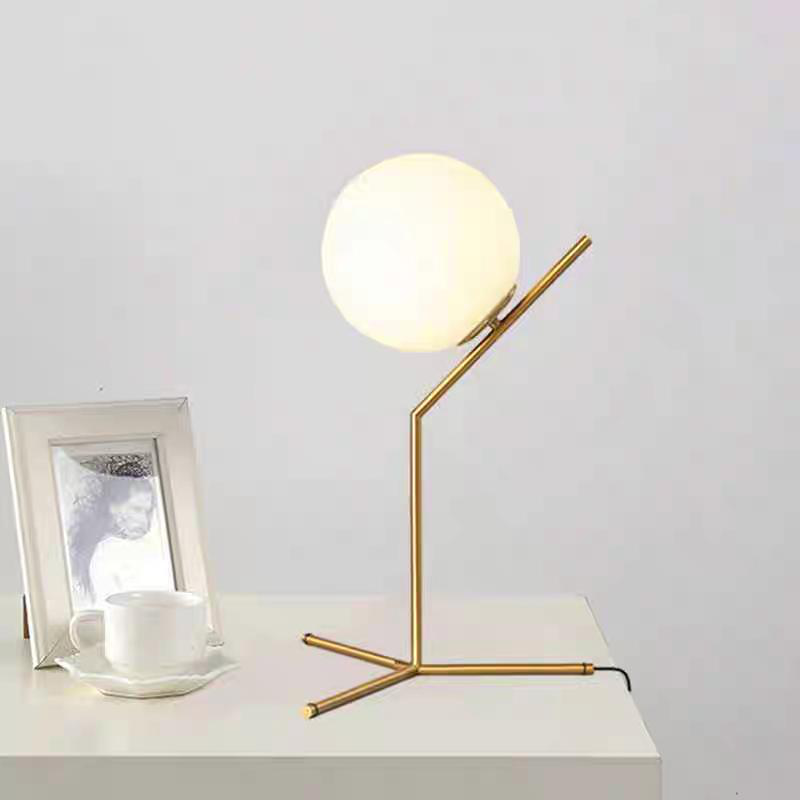 DL17092 Table Lamp (Full Brass + Glass, Light Globe D200mm)