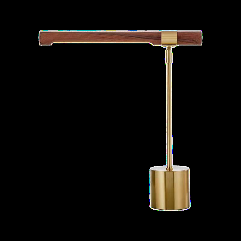 DL17120 Table Lamp (Wood Grain Iron, D330*H470mm)