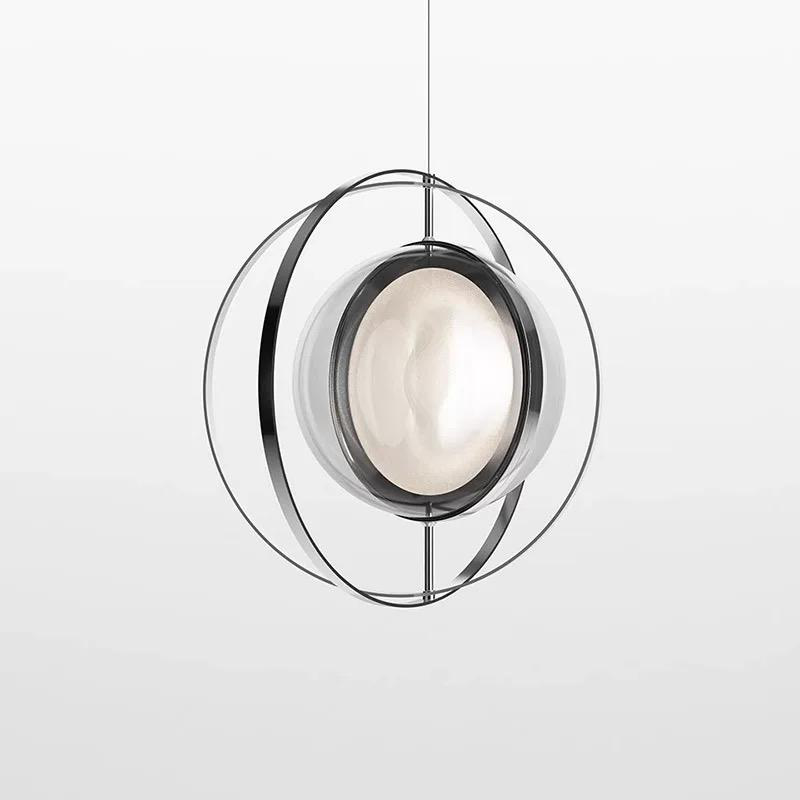 DL17205 Pendant Lamp (Carbon Steel + Acrylic, D550*550mm)