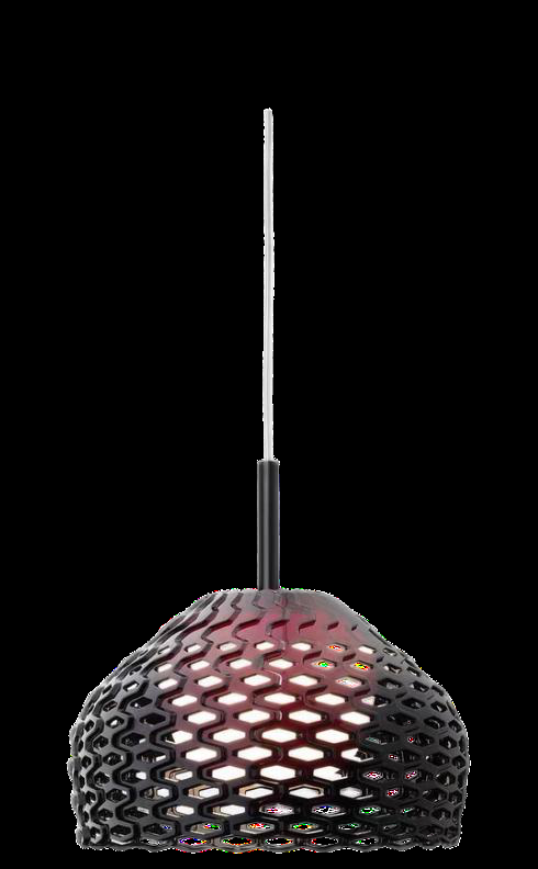 DL17410 Pendant Lamp (Acrylic + MetalBaked Finish, Φ280H180mm)