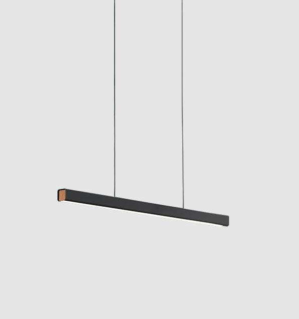 DL17461 Pendant Lamp (Aluminum + Wood, 900*45*45mm)