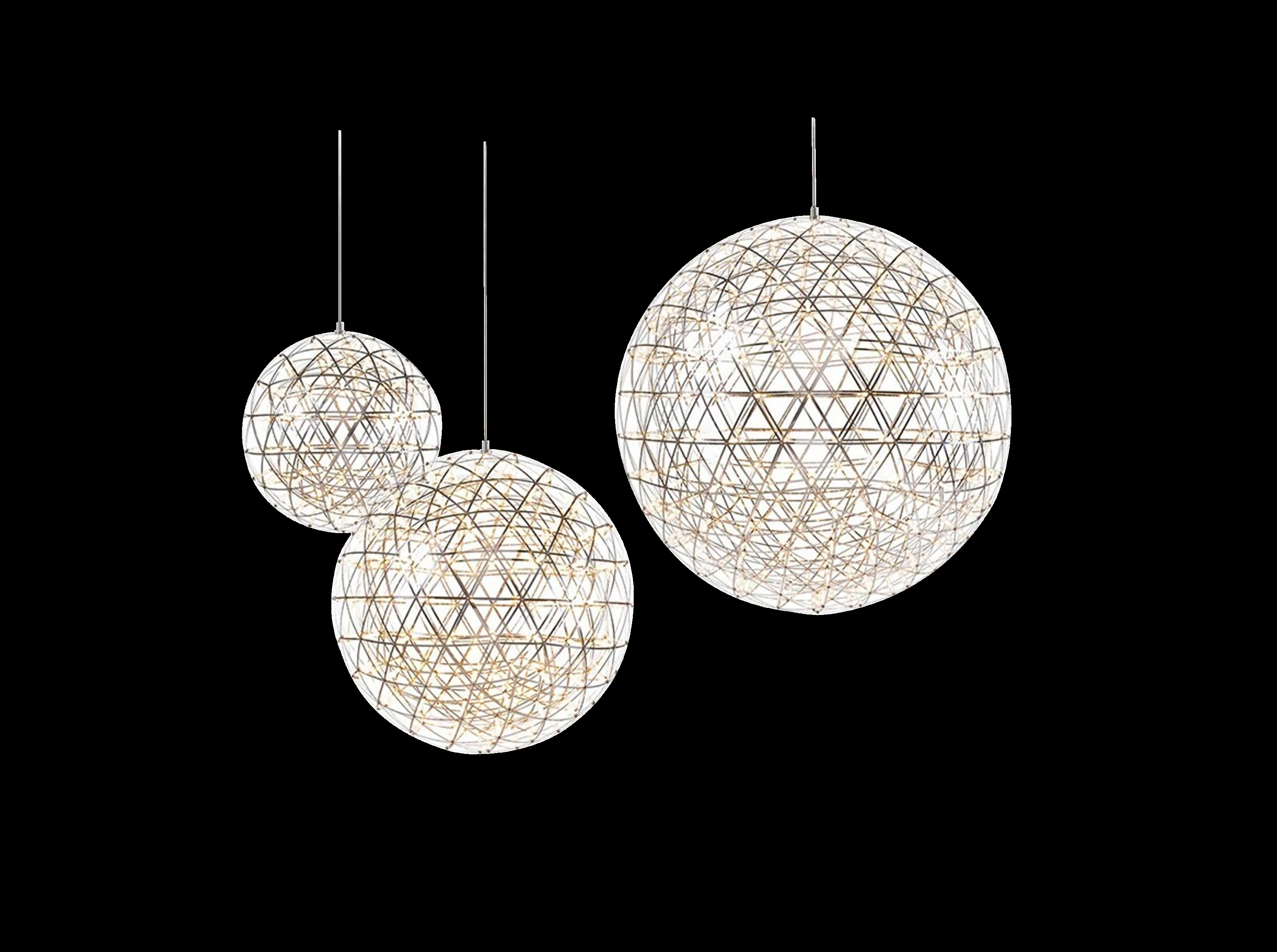 DL17551 Pendant Lamp (Stainless Steel, Ø430 Ø610Ø890D1000mm)