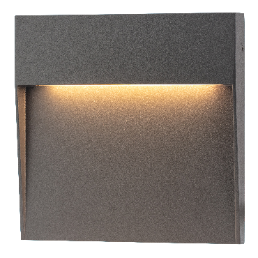 DL17690 Outdoor Wall/Step Light (W160 × H160 × D27mm)