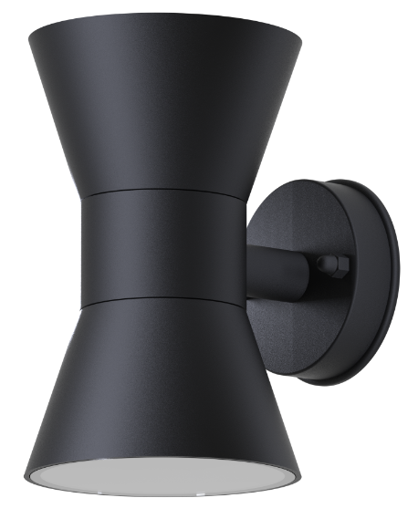 DL17723 Outdoor Up/Down Wall Light (Ø100 × H161 × D130mm)