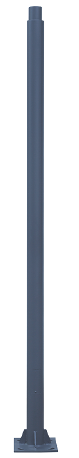 DL17801 Garden Light Pole (H2500 × Ø120mm, base 250×250mm)